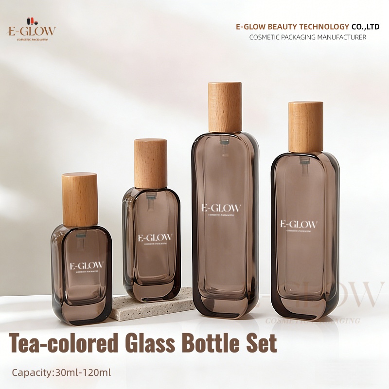 Luxury Skincare Logo - 【Logo Custom】1 Buah Botol Pompa Kaca