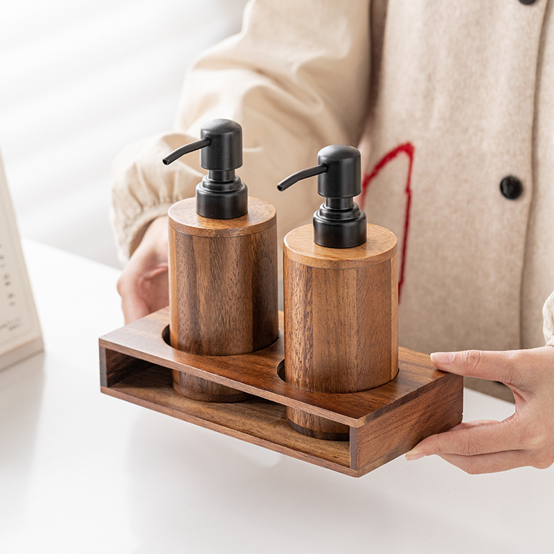 Botol kosong tipe tekan dari k - Luxury Skincare Tray ulasan dan harga